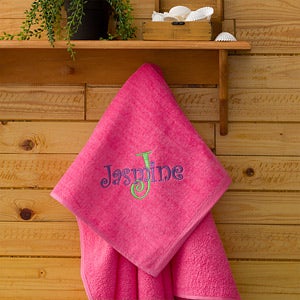 Kids Personalized Beach Towels - All About Me - 11931