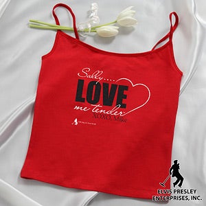 Personalized Elvis Camisole & Underwear - Love Me Tender - 11950