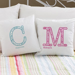 Personalized Kids Pillows - Name & Monogram - 11978