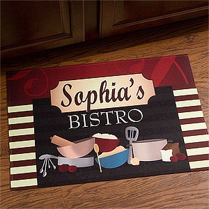 Personalized Kitchen Mat - Family Bistro - 12005