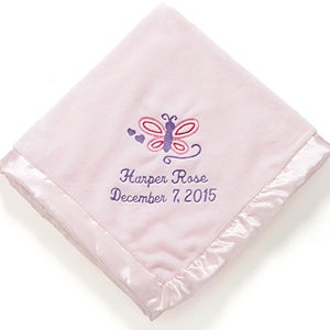 Personalized Baby Blankets for Girls - Baby Love - 12027