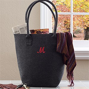 Personalized Felt Tote Bags - The Charlotte - 12031