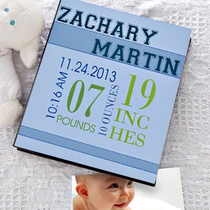 Personalized Baby Girl Photo Album - Baby's Birth - 12079