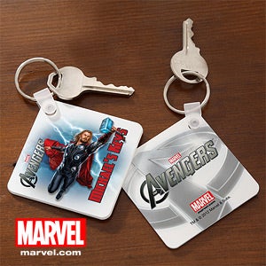 Personalized Avengers Key Rings - Iron Man, Hulk, Thor, Captain America - 12094
