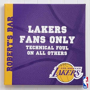 Personalized NBA Basketball Canvas Art - 12103