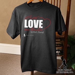 Personalized Elvis Apparel - Love Me Tender - 12106
