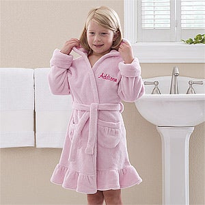 Personalized Kids Robes - Pretty In Pink - 12137