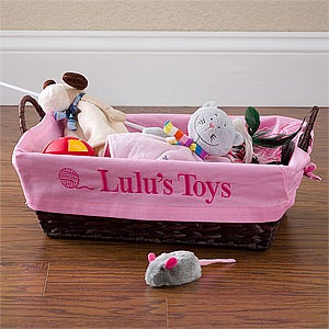 personalised dog toy baskets