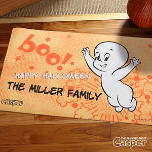 Personalized Casper The Friendly Ghost Halloween Doormat - 12177