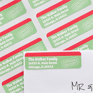 Personalized Return Address Labels - Special Delivery - 12182