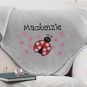 Personalized Sweatshirt Blanket for Girls - 12191