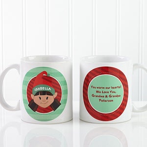 Personalized Kids Christmas Mugs & Hot Cocoa - 12194
