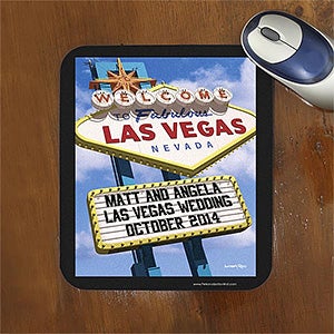 Personalized Mouse Pads - Welcome To Las Vegas - 12216