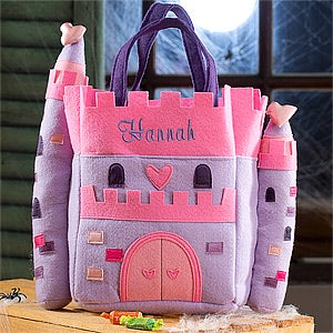 Personalized Halloween Trick or Treat Bags - Princess Castle - 12240