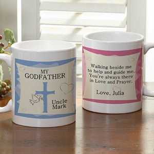 Personalized Godparent Coffee Mug - Godmother and Godfather - 1233