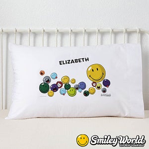 Personalized Smiley Face Pillowcases - 12339