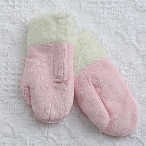 Baby Girl Winter Mittens - Pink - 12342