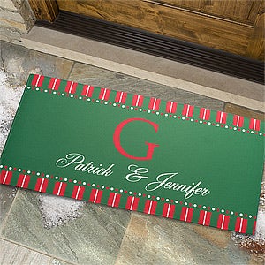 Personalized Holiday Doormats - Christmas Spirit - 12367