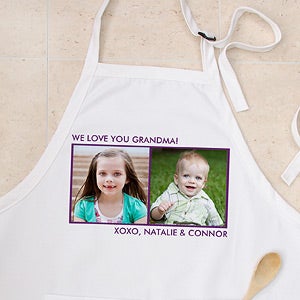 Personalized Photo Aprons & Potholders - 12384