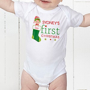 Personalized Baby's First Christmas Clothing - 12395
