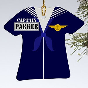 Personalized Military Christmas Ornaments - Navy - 12399