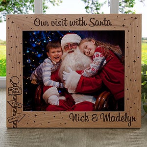 Personalized Christmas Picture Frames - Santa & Me - 12419