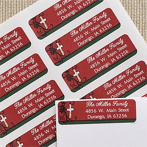 Personalized Address Label - God Is Love Cross - 12425