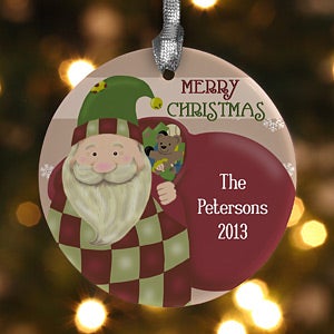 Personalized Santa Claus Christmas Ornaments - 12435