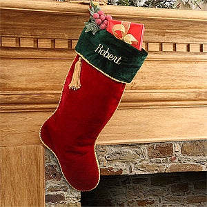 Personalized Christmas Stockings - Velvet - 12476