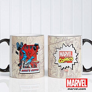 Personalized Superhero Coffee Mugs - Spiderman, Wolverine, Iron Man, Hulk - 12489