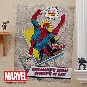 Personalized Marvel Comics Superhero Posters - Wolverine, Iron Man, Spiderman, Hulk - 12497