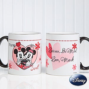 Personalized Mickey Mouse & Minnie Mouse Coffee Mugs - You're Sweet - 12501