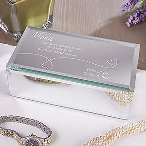 Personalized Mirror Jewelry Boxes - Forever In My Heart - 12508
