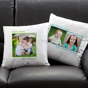 Personalized Photo Throw Pillows - 12552