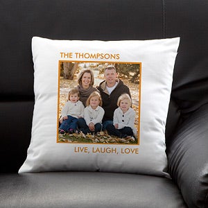 Personalized Photo Throw Pillows - 12552