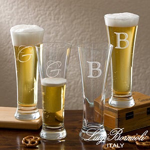 Personalized Pilsner Glass Set - Luigi Bormioli Sparkx - 12555