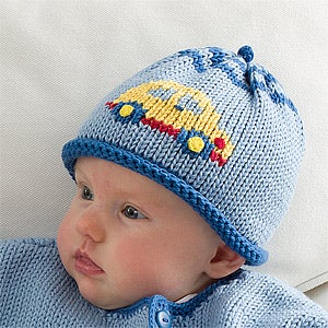Personalized Baby Boys Sweater - Cars, Trucks & Airplanes - 12563