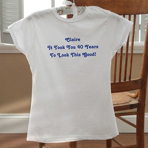 Personalized Birthday Clothing - Birthday Greetings - 12599