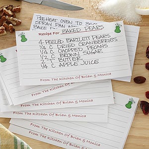 Recipe for a Happy Marriage Personalized Recipe Box - 1261
