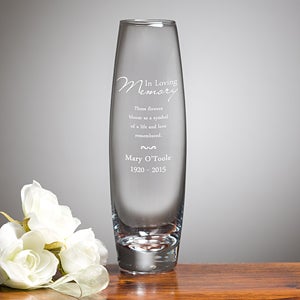 Personalized Memorial Bud Vase - 12646