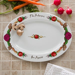 Personalized Serving Platters - Bon Appetit - 12650