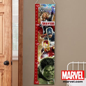Personalized Kids Growth Chart - The Avengers - 12670