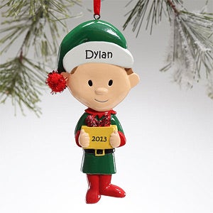 Little Brother Personalized Christmas Ornaments - 12682