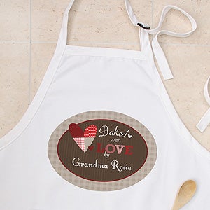 Personalized Apron & Potholder Set - Baked With Love - 12685
