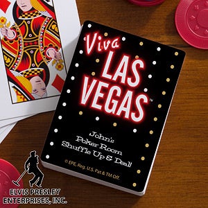 Personalized Playing Cards - Viva Las Vegas - 12691