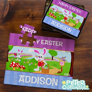 Personalized Easter Puzzles - Peter Cottontail - 12723