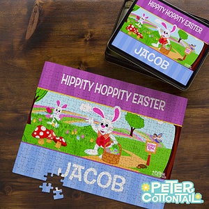 Personalized Easter Puzzles - Peter Cottontail - 12723