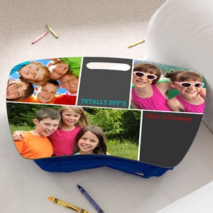 Personalized Photo Lap Desk - Best Friends Collage - 12727