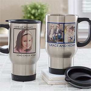 Personalized Photo Travel Mugs - Picture Perfect - 12733