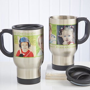 Personalized Photo Travel Mugs - Picture Perfect - 12733